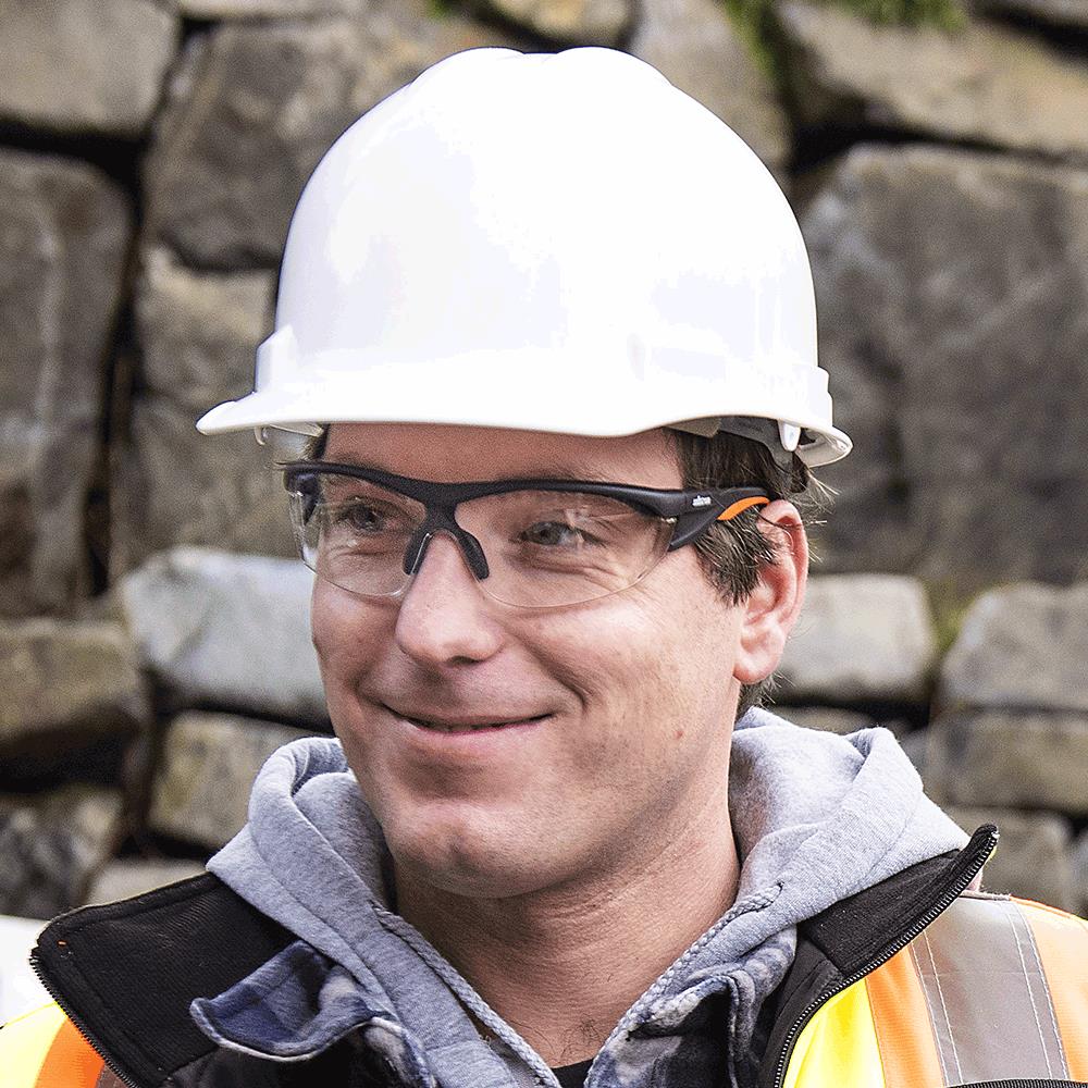 SAFETY GLASSES XM320 SERIES HARD COATED CLEAR LENS TINT